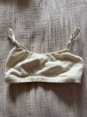 SKIMS Cream Seamless Stretch Bralette